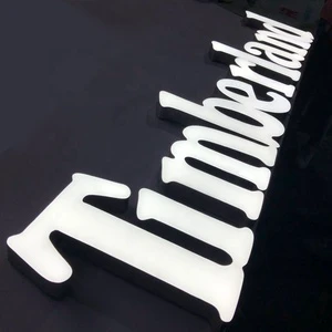Store Outside Logo Light Building Top Business Advertising Shop Sign Wall Decor Lighting Led Signage For Outdoor