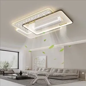 Ceiling Fan With Light Moderne Salon Home Lighting Modern Bladeless Ceiling Fan Led Ceiling Lamp Modern for Living Room Light
