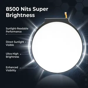 LH-27007R 8500nits High Brightness Backlight Unit For TFT LCD Module Sunlight Readable 2.7 Inch Custom Shape LGP Panel Solution