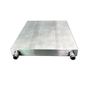 Loosyin Silver 120*200*15mm Aluminum CPU Industrial Water Cooling Heatsink Plate for Computer Case