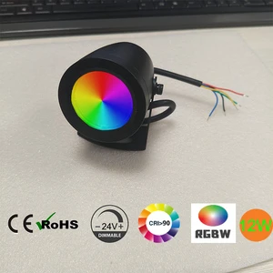 Outdoor IP67 12W Aluminum DC LED Garden Spotlight Zigbee/Tuya/Casambi/DMX/KNX/DALI/PWM/Loxone Compatibility RGBWW 2700K/6000K