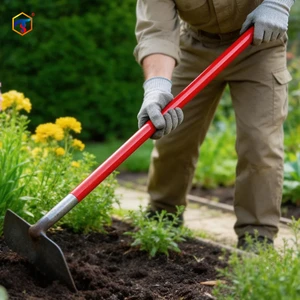 Anti-Corrosion Lightweight Pultruded FRP Tool Handle Anti Rust Insulated Fiberglass Handle Tools For Gardening Shovel Rake