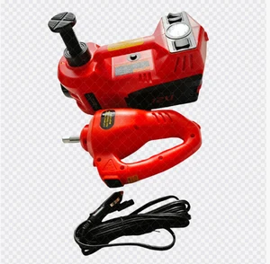 Hydraulic Car Jack Kit, 5 Ton Vehicle Car Lift with Integrated Air Pump & Impact Wrench 5 in 1 Electric Truck Jack