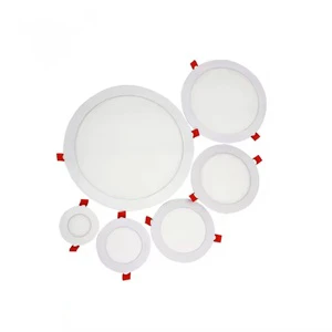 Factory Supply Ultra Thin Residential Hotel Home Store Recessed Round Square LED Panel Light