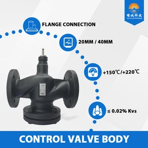 Control Valve Body Valve Body Material Ductile Iron Nominal Pressure PN16/PN25 Tmax +150℃/+220℃ Control Valve Body