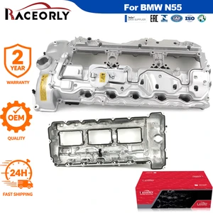 RACEORLY 11127570292 Aluminum Valve Cover For BMW 1 3 5 6 7 Series X3 X4 X5 X6 N55 3.0T 2010-2019