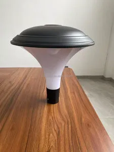 Modern Post Top Lantern 30W-80W LED Area Light Fixture with CE ROHS for Urban Street Pole Lighting Architectural Garden Lamp
