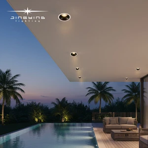 New Design Aluminum IP54 Waterproof Outdoor Spotlight Ceiling Embedded for Bathroom Kitchen Hotel Lights Certified