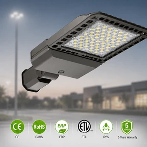High Quality Outdoor Lighting 100w 150w 200w 300w Photocell Sensor Street Lamp Friendly-install Shoebox Light