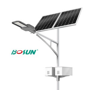 BOSUN Split Solar LED Street Light - High-Power 80W 100W High Quality Aluminum IP65 Waterproof For Outdoor Highway Usage