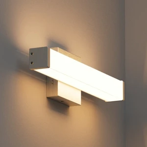 ETL Modern Bathroom Vanity Light Fixtures 24 Inch Dimmable Black LED Vanity Light Over Mirror Wall Sconces for Indoor Lighting