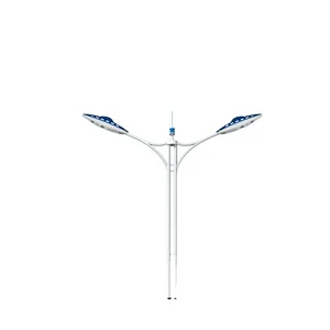 Double Arms and LED Street Lamp Pole