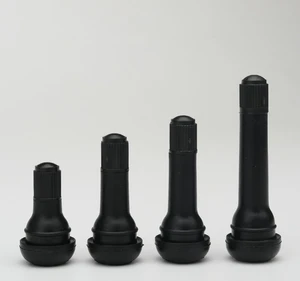Durable Rubber Tube Valve Stems with Valve Cap for Replacement/Repair of Brass/Aluminium Inner Tubes