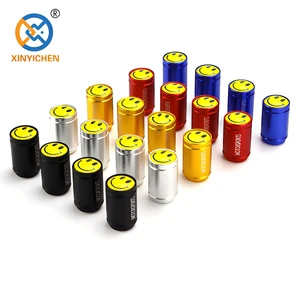 Colorful Metal Tire Valve Caps Car Motorcycle Bike Valve Stem Covers Custom Logo Wheel Rim Valve Caps
