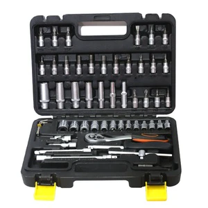 Steeltreks Hardware Tool Sets New 53 Piece Mechanic Tools Full Automotive Auto Repair Set Diy Wrench Socket Hardware Tool Sets