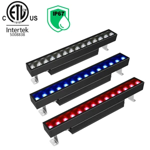 New Product Architectural 32W LED Wall Washer DMX Wireless AC100-277V Wall Washer Light ETL Listed RGBW LED Wall Washer Light
