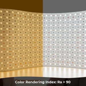 10M 240mm Flexible LED Sheet Dual Color Temperature 24V Dimmable LED Panel for Kitchen Island and Cabinet Backlight