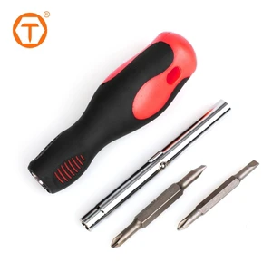 6 In 1 Portable Double Head Screw Driver Destornilladores Multi-purpose Reversible Double-ended Screwdriver Set