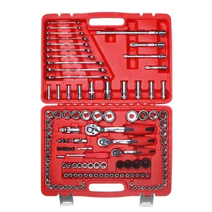 GATmatic 120Pcs Professional Mechanic Tool Set CR-V Steel Socket Wrench Kit Auto Repair Hand Tool OEM GS Certified Combination