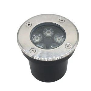 Hot Sales 3W IP67 Waterproof Stainless Steel LED Underground Light for Outdoor Landscape Inground Lamp