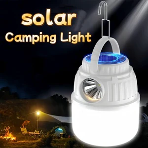 Camping Light Portable high-performance solar-powered USB lithium battery LED camping lights bulb hanging emergency lights