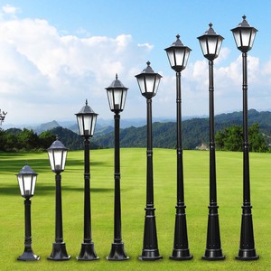 Wholesale 0.8m-4.5m Solar/Electric Outdoor Waterproof Courtyard Light Garden Park Lawn Lamp Community Street Light
