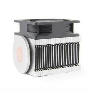 Hengjie CF-80x55H92L 178-229W Air Cooling LED Heat Sink IP65 Rating Silver Color Aluminum+Copper Material 80x55x92mm Square