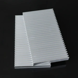 120x220x18mm Aluminum Heat Sink LED Electronic Module Industrial Equipment Cooling Radiator Profile Heatsink