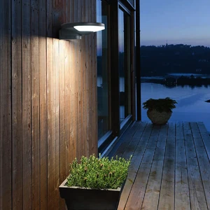 Solar LED Wall Lights for Outdoor Home & Garden Use Waterproof Easy Installation Wall Mount