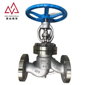 High-Pressure API 6D Certified PN40 GB Flange Bellows Seal Globe Valve