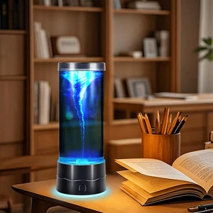 Hot-selling LED Tornado Lamp, USB Colorful Changing Atmosphere Light, Creative Night Light, Silent Decorative Small Light.