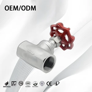 Stainless Steel Manual High Pressure High Quality Threaded End Globe Valve With zero Leakage