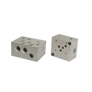 Stainless Steel Hydraulic Manifold And Valve Blocks CNC Machined With Broaching