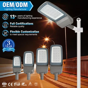 OEM ODM Factory Price IP66 Waterproof 50W-200W Outdoor Aluminum LED Street Light With SMD Chip For Main Road & Parking Lot