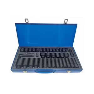 Car Maintenance Air Impact Metric 1/2 Wrench Impact Socket Set
