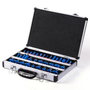 35 Pcs Set Shank Wood Router Bit Set Ogee Cove Woodworking End Bit Wood Cutting Tool Set With Tungsten Carbide Body