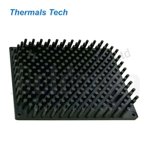 Power Cold Forged Machined Heat Sink with Fan Air Cooled for Laser Diode Led Lighting