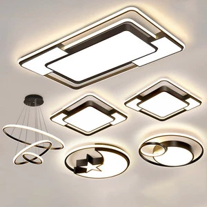 Factory Direct Decor Home Surface Mounted LED Ceiling Lights Acrylic Ring Bedroom Foyer Hallway Modern Ceiling Lamp