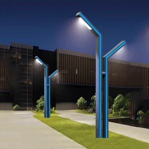 Solar Street Lights Outdoor Waterproof Solar Post Landscape Lighting Garden Post Lamp