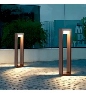 Outdoor Aluminum Garden Lamp Waterproof IP65 10W Modern Hotel Home Decoration Bollard LED Lawn Light