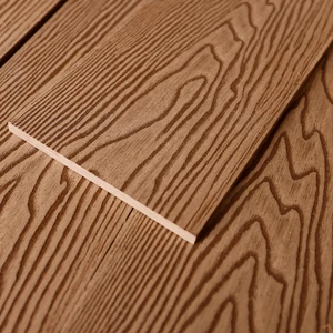 Outdoor Roof Ceiling 140*10mm Wpc Ceiling Panel Exterior Waterproof Wall Cladding with 3d Wood Grain Wall Ceiling Panels