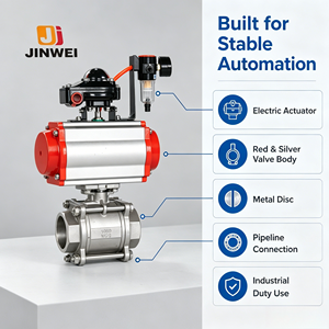 Factory Price Industrial Pneumatic Ball Valve With Hardened Oxide Actuator OEM ODM Supported High Performance Ball Valve
