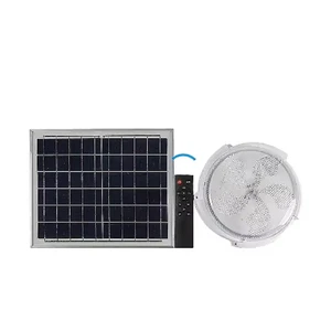 Modern Smart Home Lighting Round Balcony Sensor LED Ceiling Light Outdoor Solar Indoor Outdoor Remote Control LED Ceiling Light
