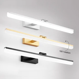 Bathroom Mirror Headlight LED Bathroom Vanity Aluminum Dressing Table Moisture-proof Anti-fog Mirror Cabinet Mirror Light