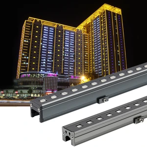 Commercial Outdoor LED Linear Lights IP65 Waterproof Aluminum Body for Building Exterior & Bridge for Hotels-Wall Washers