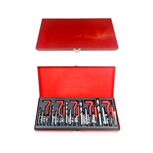 Inch Thread Tool Kit 131 Thread Repair Tools Set Vehicle Equipment Tools Kit Set High Precision Smooth Surface Without Burrs