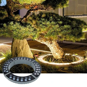 Pillar Holding Light Hug Tree Lamp Garden Walkway Landscape Lighting Decoration Seashore Beach Coconut Palm Tree Lights