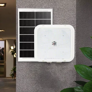 Super Bright High Power IP68 Waterproof LED Solar Ceiling Light for Home Balcony Corridor Garden Indoor/Outdoor Use