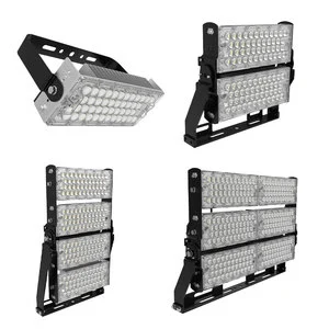 1200W Modular LED Flood Light Outdoor Waterproof Stadium Lighting Adjustable Bracket SMD Led Reflector for Sports Field IP66