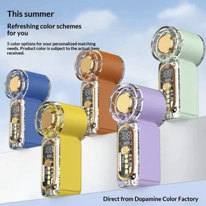 Source-factory Cross-border New Bestseller X699 Mini Portable Outdoor Handheld USB-charged High-speed Fan Light Low Noise Energy